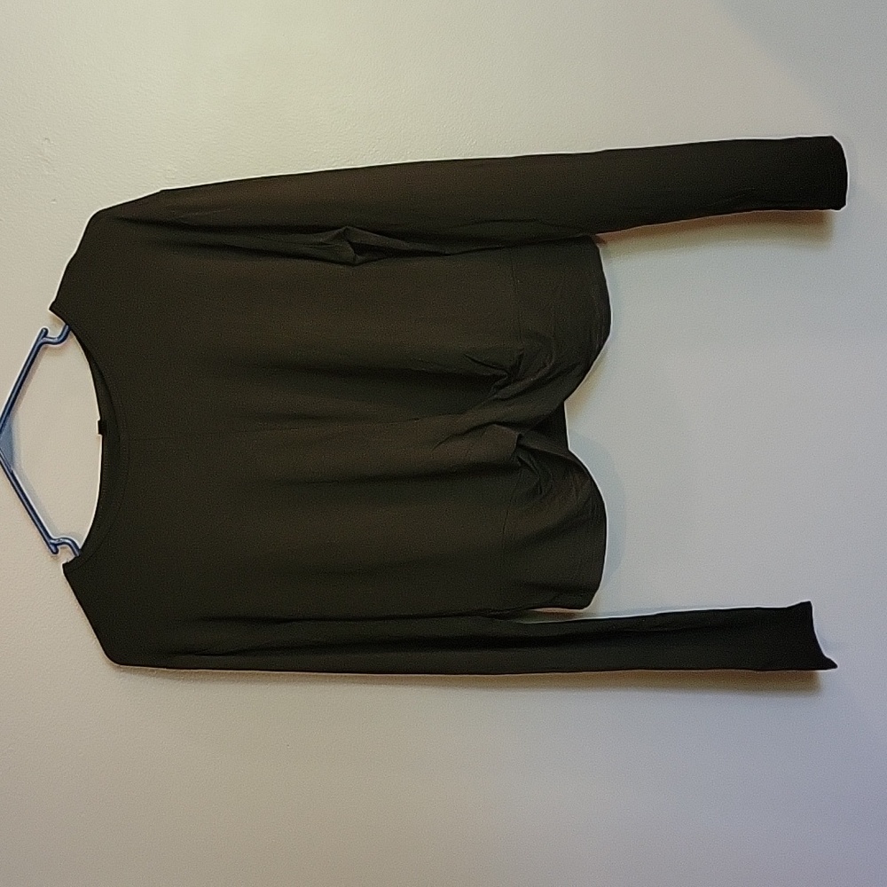 NWT Bestisun long sleeve yoga crop top size XL